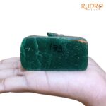 Green Jade Nandi - 2 Inches - (179 Grams) - (Rudrapuja)