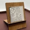 Shree Siddh Shanidev Pocket Yantra - 2 Inches