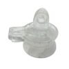 Sphatik Lingam With Sphatik Base 4.25 Inches 475 Grams