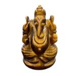 Tiger Eye Ganesha Idol - 2.25 Inches - (75 Gram)