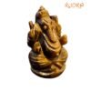 Tiger Eye Ganesha Idol - 2.25 Inches - (75 Gram)