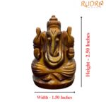 Tiger Eye Ganesha Idol - 2.50 Inches - ( 106 Gram)