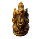 Tiger Eye Ganesha Idol - 2.75 Inches - (94 Gram)