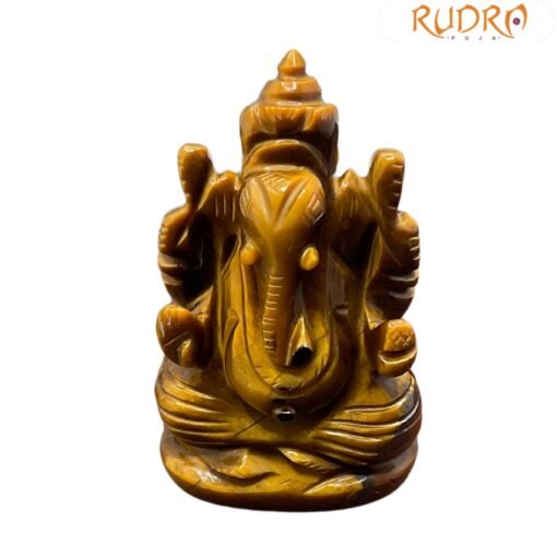 tiger eye ganesha idol 142 gm