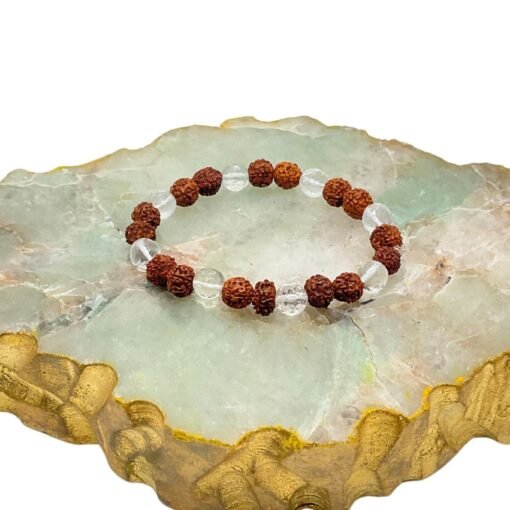 Crystal Rudraksha Bracelet