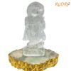 Krishna Idol In Sphatik - 605 Gram - 7.75 Inches