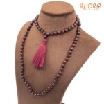Premium Red Sandalwood Mala - 18 Inches