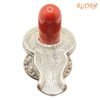 Red Jasper Lingam With German Silver Base 511 Gms