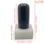 Black-Jade-Lingam-With-White-Quartz-Stand-8.25-Inches-2825-Grams-Bp-C.jpg