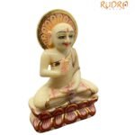 Gautam swami Jain statue in ivory yellow 1500 Grams