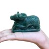 Green Jade Margatha Nandi 240 Gram - 2.5 Inches