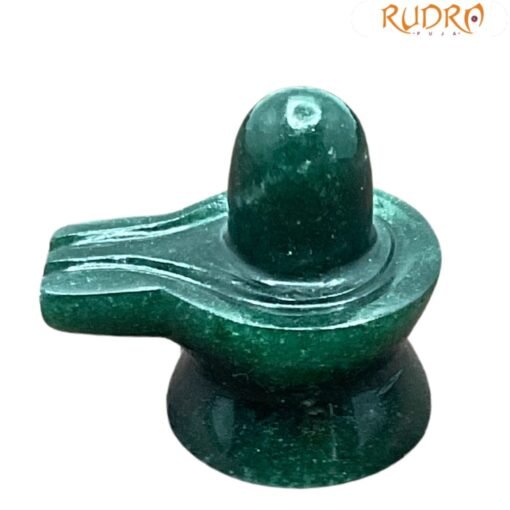 Green Jade Shivling - 15 gm