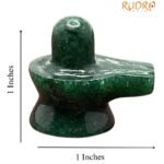 Green Jade Shivling - 1 Inches (17 Grams)