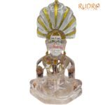 Jain Parshwanathji Idol In Sphatik 7 Inch