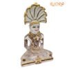 Jain Parshwanathji Idol In Sphatik 7 Inch