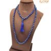 Premium Lapis Lazuli Mala - 20 Inches 16 Lapis Louis Mala 21 Inches