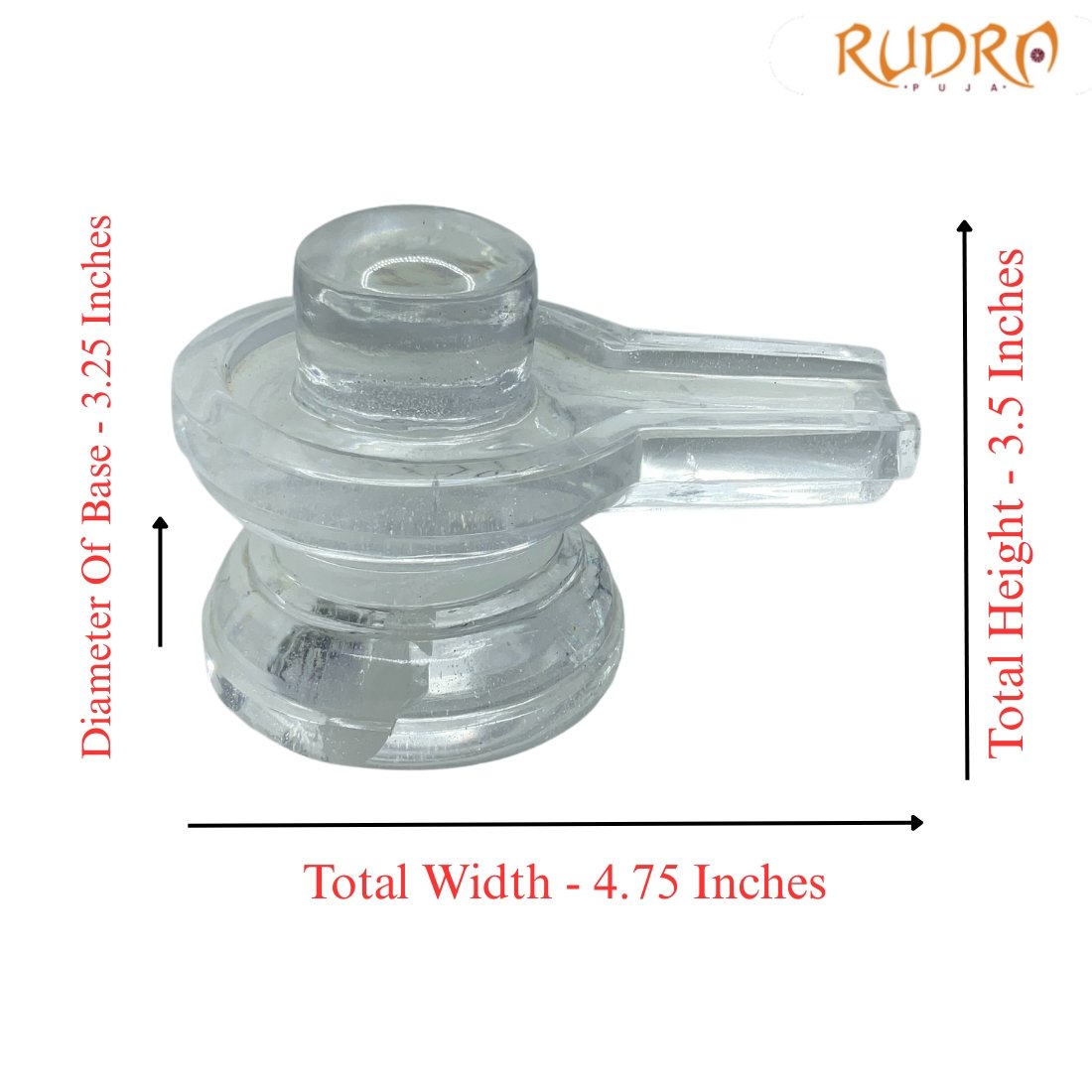 Panchsutri Sphatik Shivling (827 Grams ) 3.75 Inches 5 Panchsutri-Sphatik-Shivling-827-Grams-.Jpg