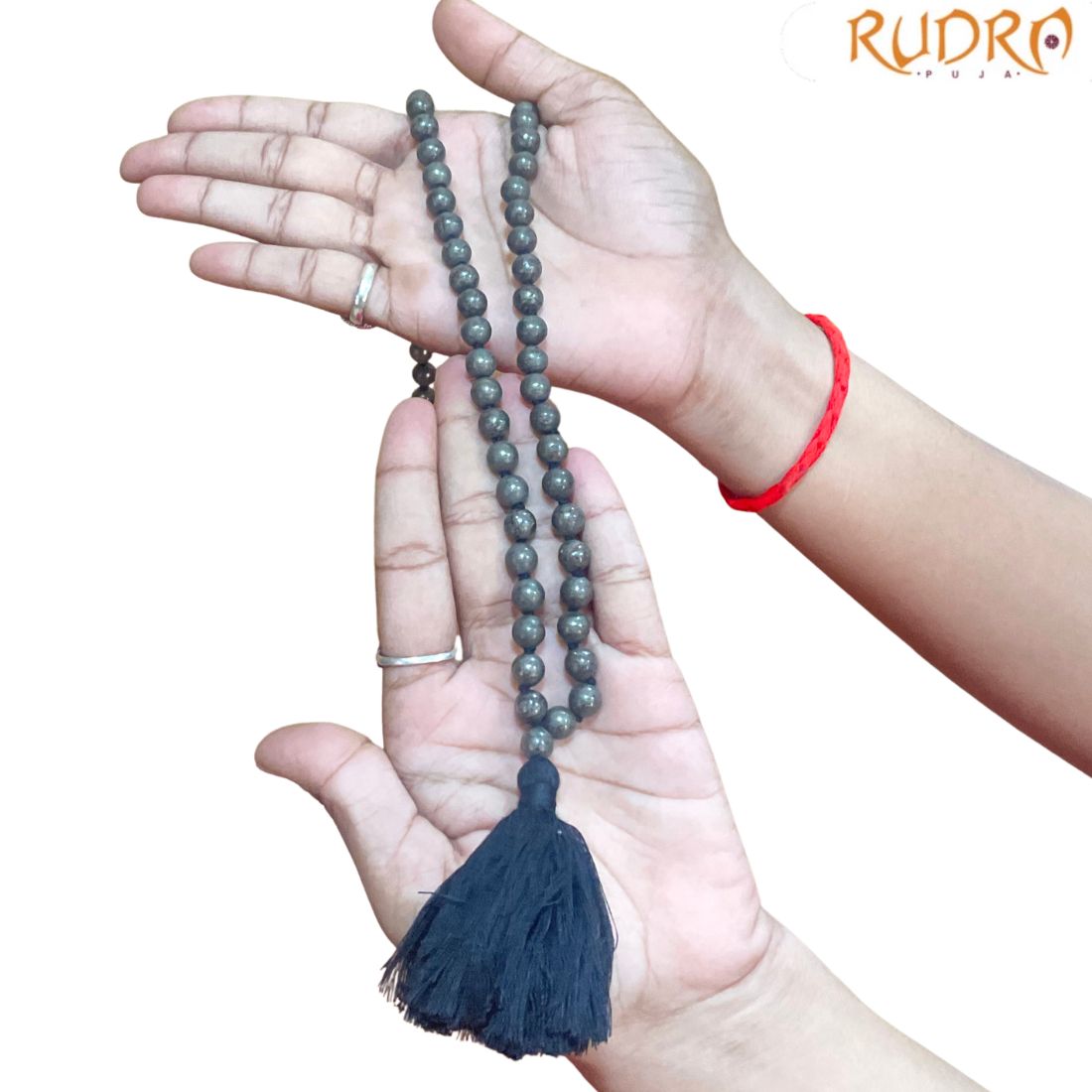 Premium Golden pyrite Mala - (108 + 1)
