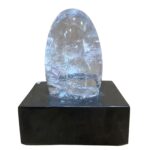 Sphatik Lingam With Black Jade Base - 11 Inches - (18205 Grams)