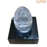 Sphatik Lingam With Black Jade Base - 11 Inches - (18205 Grams)