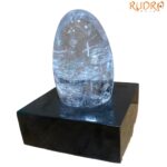 Sphatik Lingam With Black Jade Base - 11 Inches - (18205 Grams)