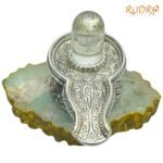 Sphatik-Lingam-With-German-Silver-Base-4.-by-5.5-Inches-492-Grams-FP-C.jpg