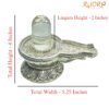 Sphatik Lingam With German Silver Base 4. By 5.5 Inches 492 Grams 13 Sphatik-Lingam-With-German-Silver-Base-4.-By-5.5-Inches-492-Grams-Rp-C.jpg