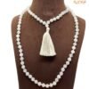 Premium Moonstone Mala / Chandramani Mala - 19 Inches - 82 Grams