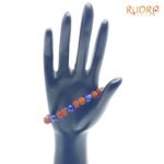 Rudraksha With Lapis Lazuli Bracelet