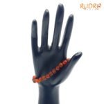 Rudraksha With Red Carnelian Bracelet