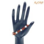 Rudraksha With Moonstone Bracelet