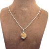 6 Mukhi Nepal Rudraksha Silver Capped With Silver Chain ( 20.67Mm )