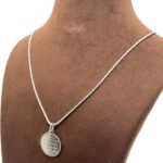Budha Silver Locket Yantra Silver With Chain