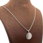 Budha Silver Locket Yantra Silver With Chain