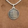 Budha Silver Locket Yantra Silver With Chain