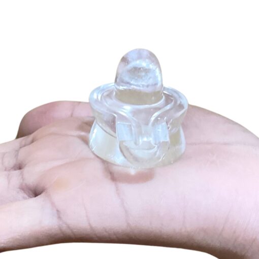 Certified Sphatik Shivling - 1.75 Inches - (58 Gram)