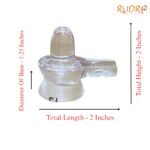 Certified Sphatik Shivling- 2 inch (61 GMS)