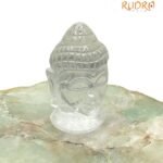 Crystal Buddha Head -95 Gram ( 2.50 Inches )
