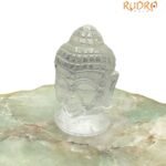 Crystal Buddha Head -95 Gram ( 2.50 Inches )