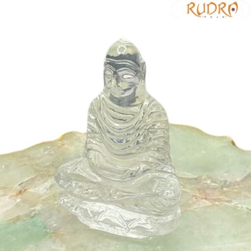 Crystal Buddha Idol - 64 Grams (2.50 Inches )