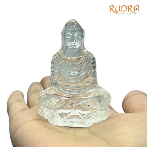 Crystal Buddha Idol - 64 Grams (2.50 Inches )