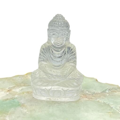 Crystal Buddha Idol - 75 Grams ( 2.75 Inches )