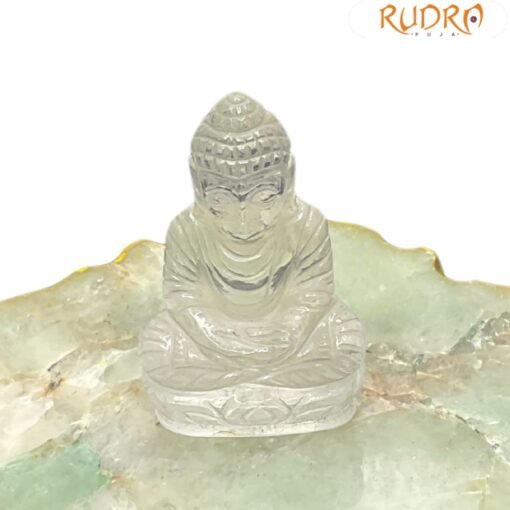 Crystal Buddha Idol - 75 Grams ( 2.75 Inches )