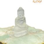 Crystal Buddha Idol - 75 Grams ( 2.75 Inches )