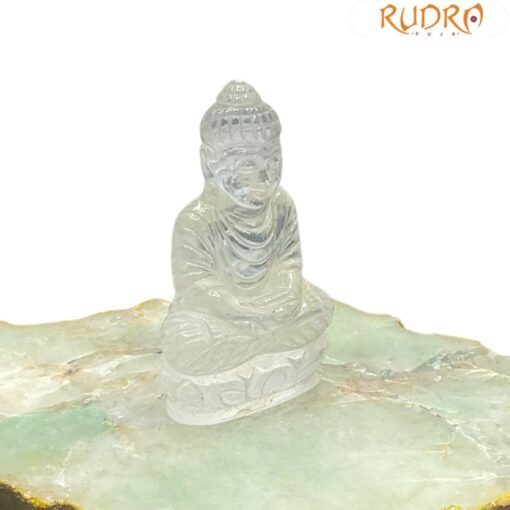 Crystal Buddha Idol - 75 Grams ( 2.75 Inches )