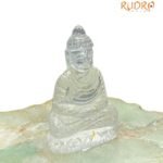 Crystal Buddha Idol - 76 Grams ( 2.75 Inches )