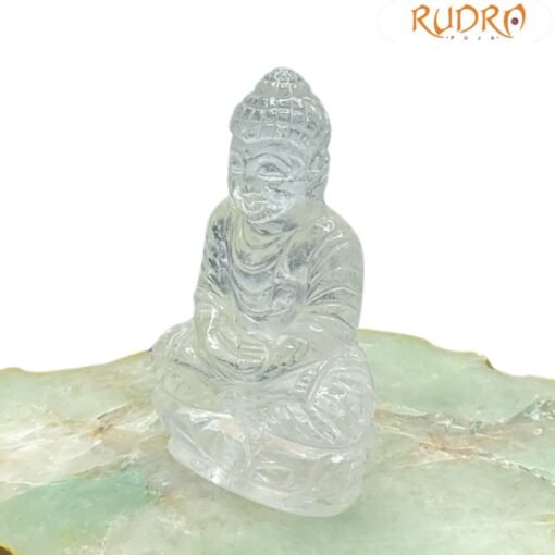 Crystal Buddha Idol - 98 Grams ( 3 Inches ) - Image 4