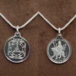 Durga Bisa Silver Locket Yantra With Silver Chain