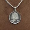 Matangi Silver Locket Yantra With Silver Chain