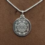 Matangi Silver Locket Yantra With Silver Chain